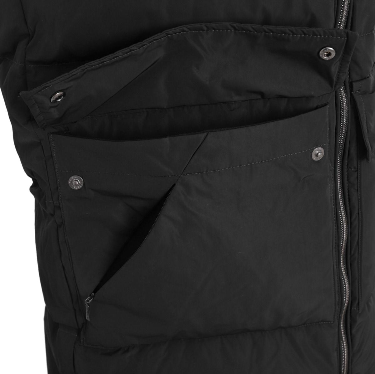 美品 タトラス TATRAS ロング ダウンベスト ARONIA ブラック XL TATRAS タトラス ダウンベスト/ARONIA【大きいサイズあり】 レディース