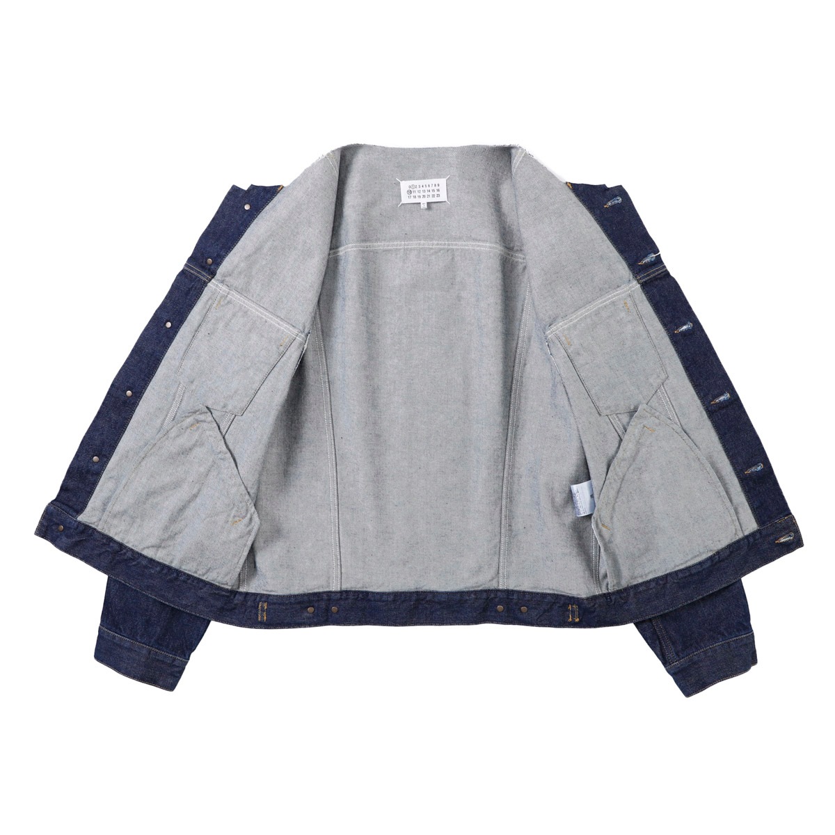 Maison Margiela デニムジャケット 青(デニム) 2007424J0186 Maison Margiela｜カラーカットオフデニムジャケット