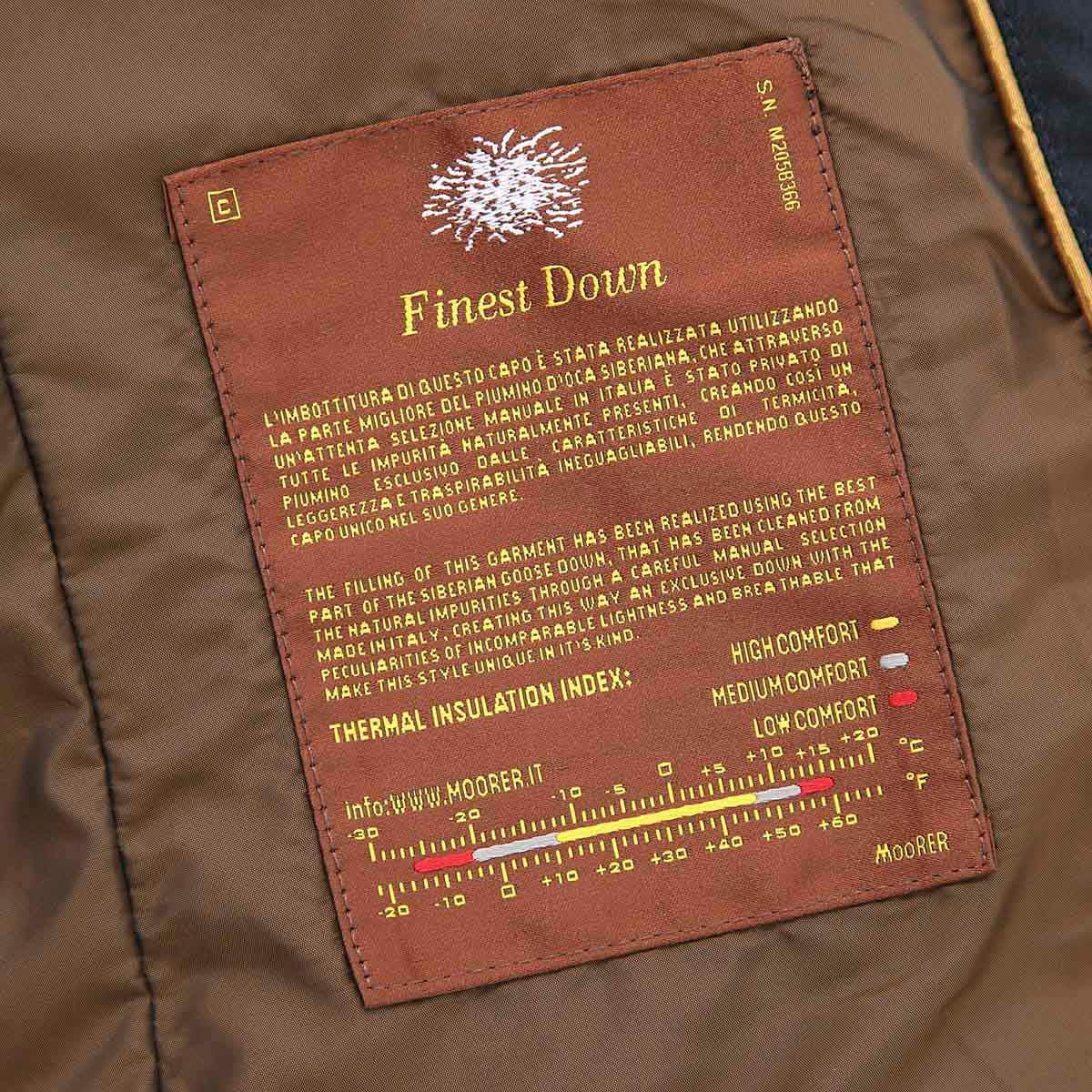 MOORER ムーレー ダウンジャケット/SIRO-L シロ【大きいサイズあり】 メンズ