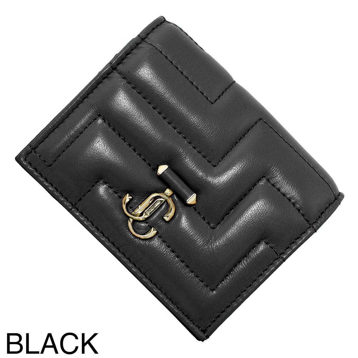 JIMMY CHOO ジミーチュウ 2つ折り財布 小銭入れ付き/HANNE レディース