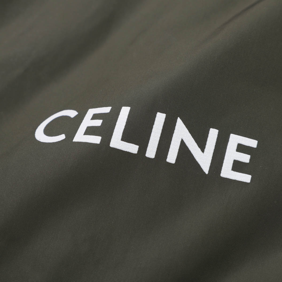 スポーティ！ ウィンドブレーカー CELINE ナイロン ◆ ベージュ セリーヌ 22AW ナイロン パーカー 40 レディース ベージュ