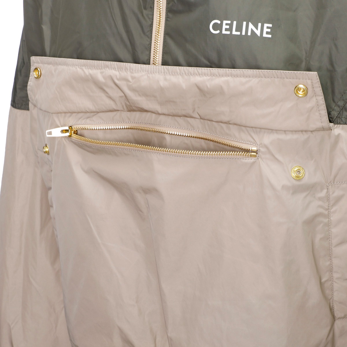 アウトレット】【ラスト1点】CELINE セリーヌ 中綿入り ハーフジップ