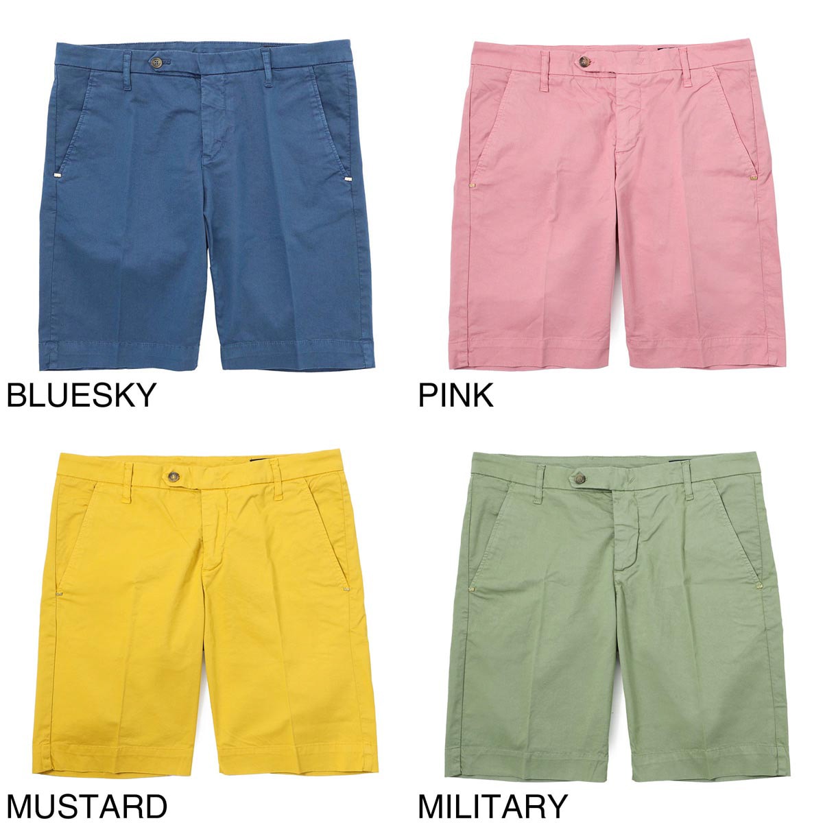 entre amis アントレアミ ハーフパンツ/BERMUDA TK AMERICA CON CINT メンズ