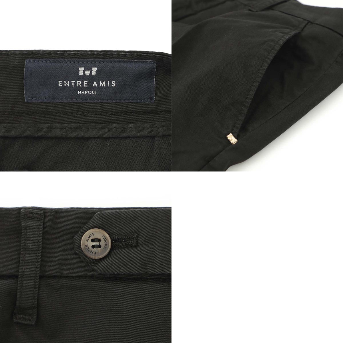 entre amis アントレアミ ハーフパンツ/BERMUDA TK AMERICA CON CINT メンズ