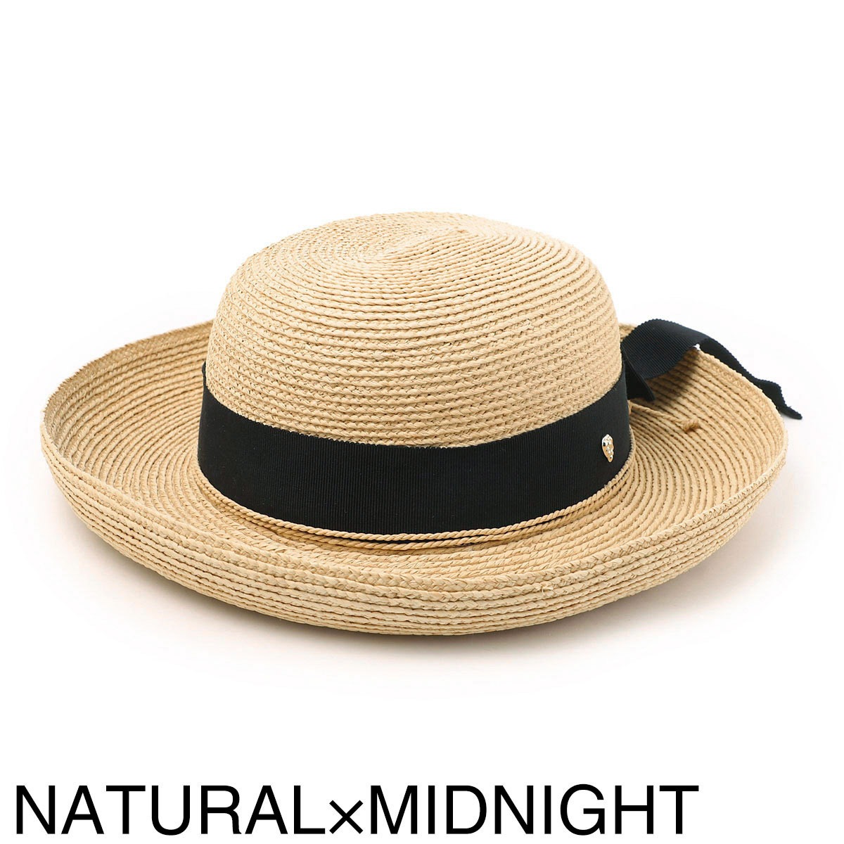 HELEN KAMINSKI ヘレンカミンスキー ラフィアハット/ラウンドクラウン