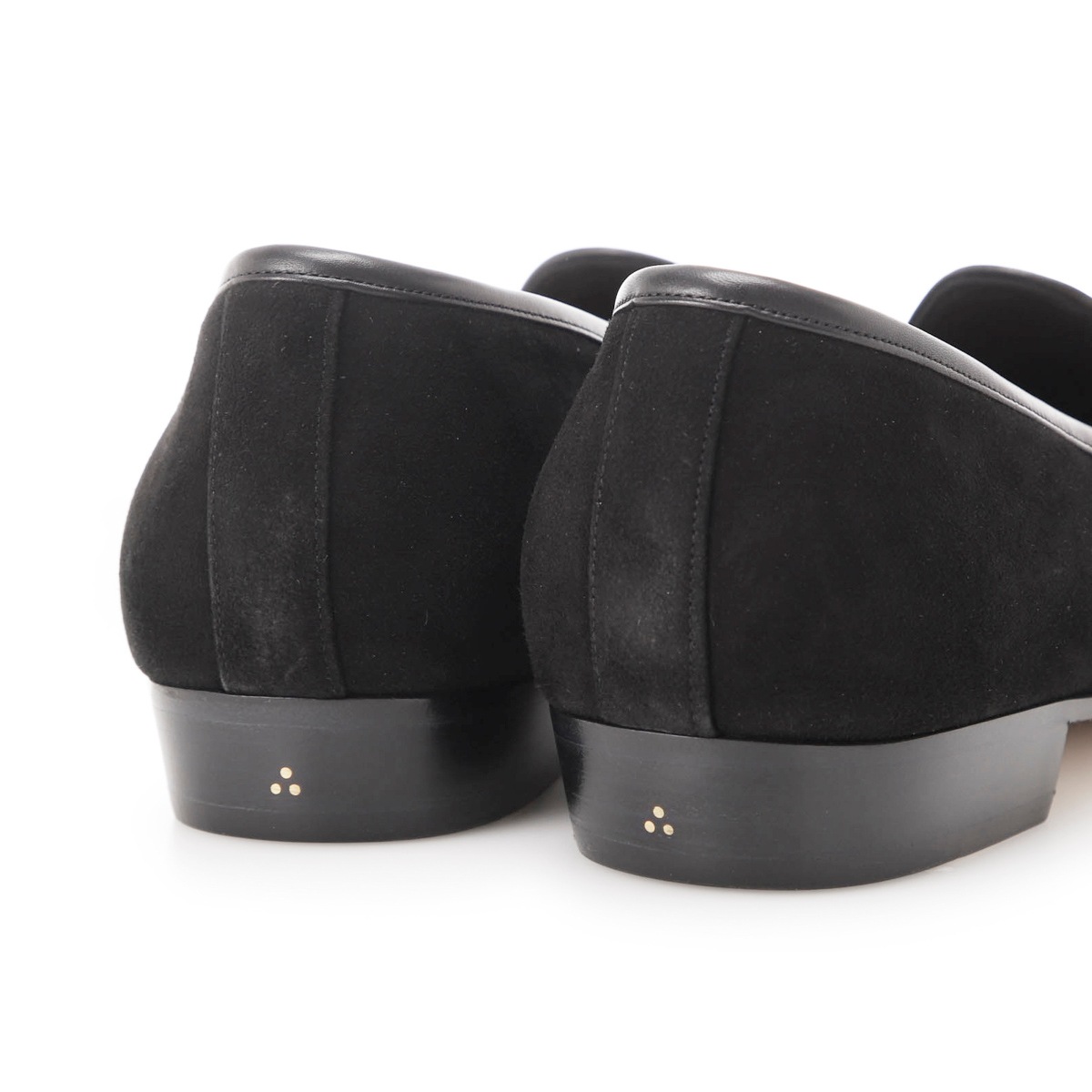 Baudoin&Lange ボードイン&ランジ レザー スリッポン 黒　メンズ Baudoin&Lange ボードイン&ランジ レザー スリッポン 黒 メンズ