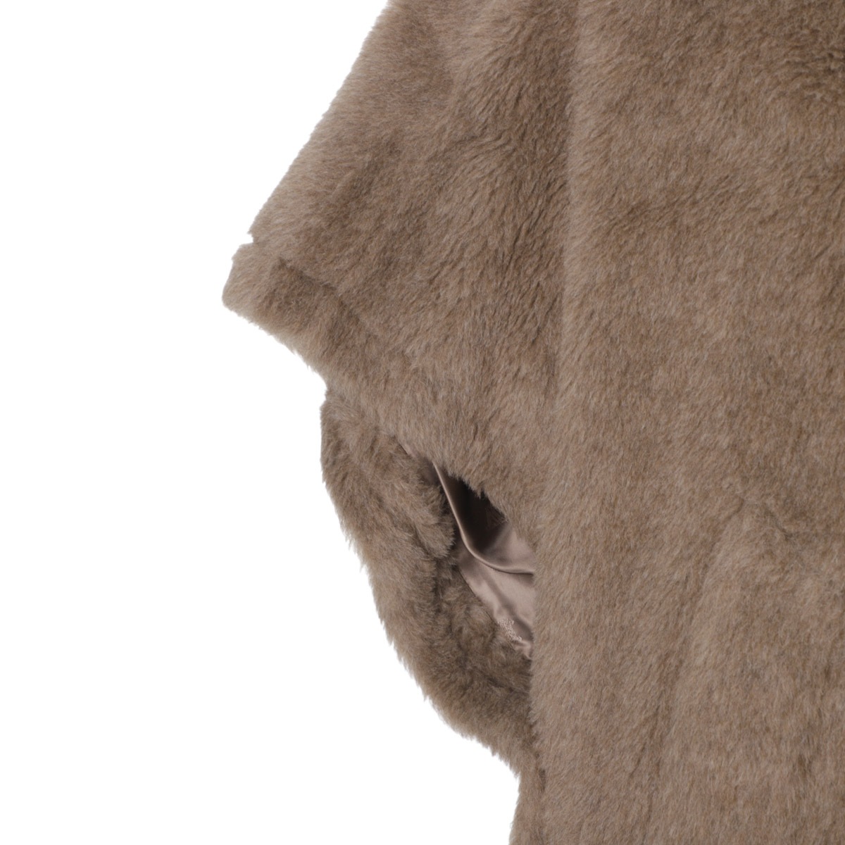 Max Mara マックスマーラ ケープ/ポンチョ/TEBE4 テディベアケープ ファー ボア ジャケット レディース