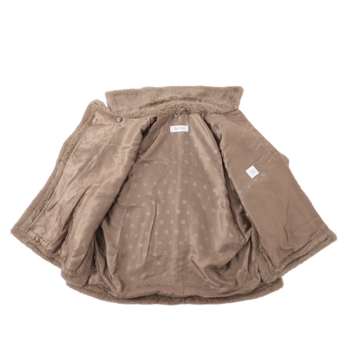 Max Mara マックスマーラ ケープ/ポンチョ/TEBE4 テディベアケープ ファー ボア ジャケット レディース