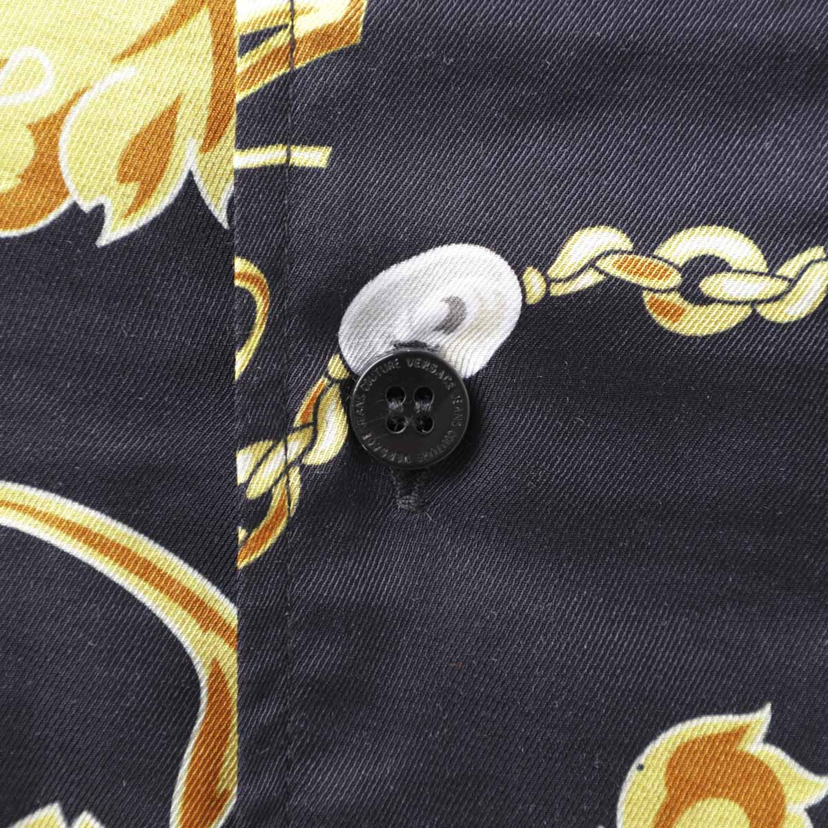 限定！GIANNI VERSACE ヴェルサーチドラゴンシリーズ刺繍シャツ