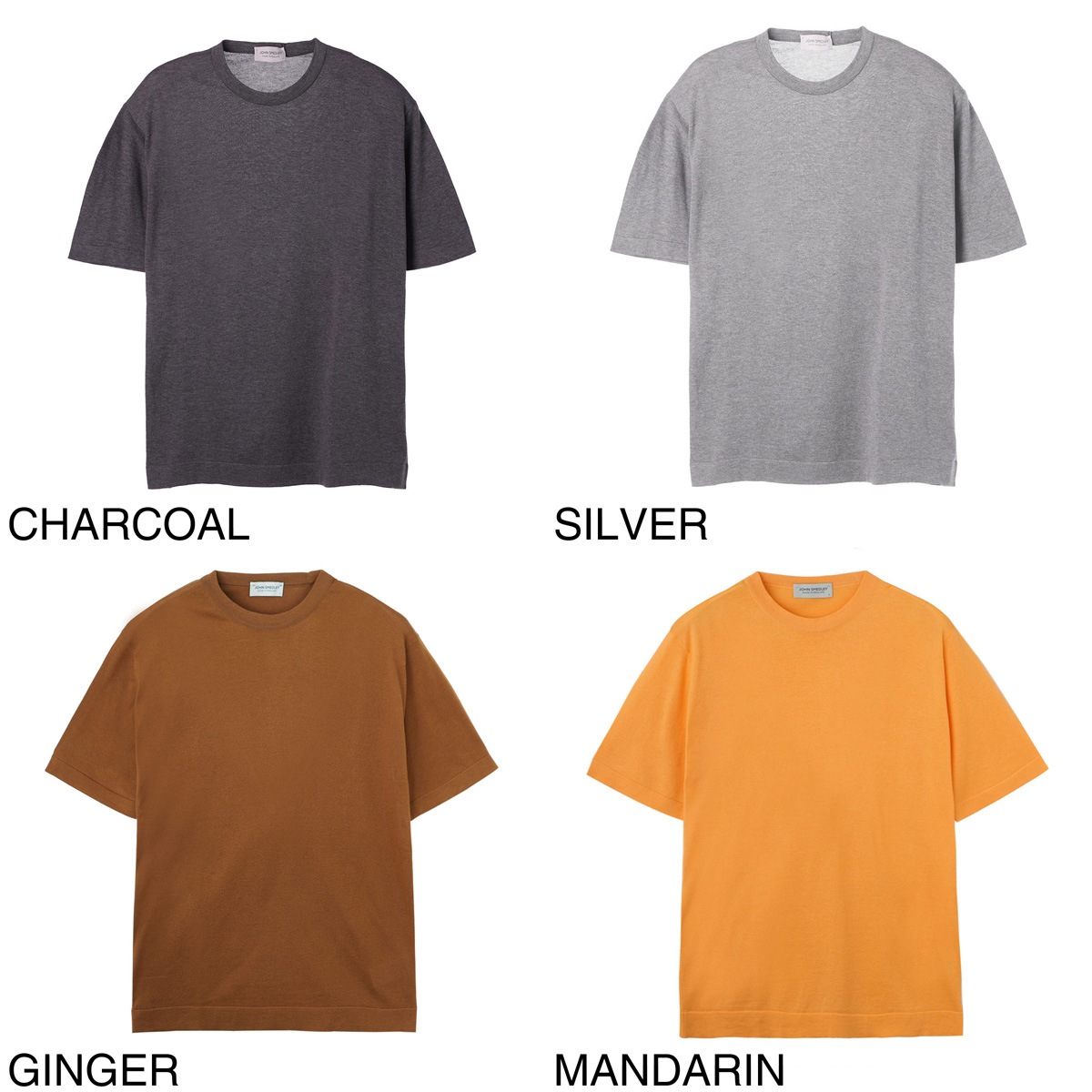 JOHN SMEDLEY ジョンスメドレー クルーネック 半袖ニット/LORCA