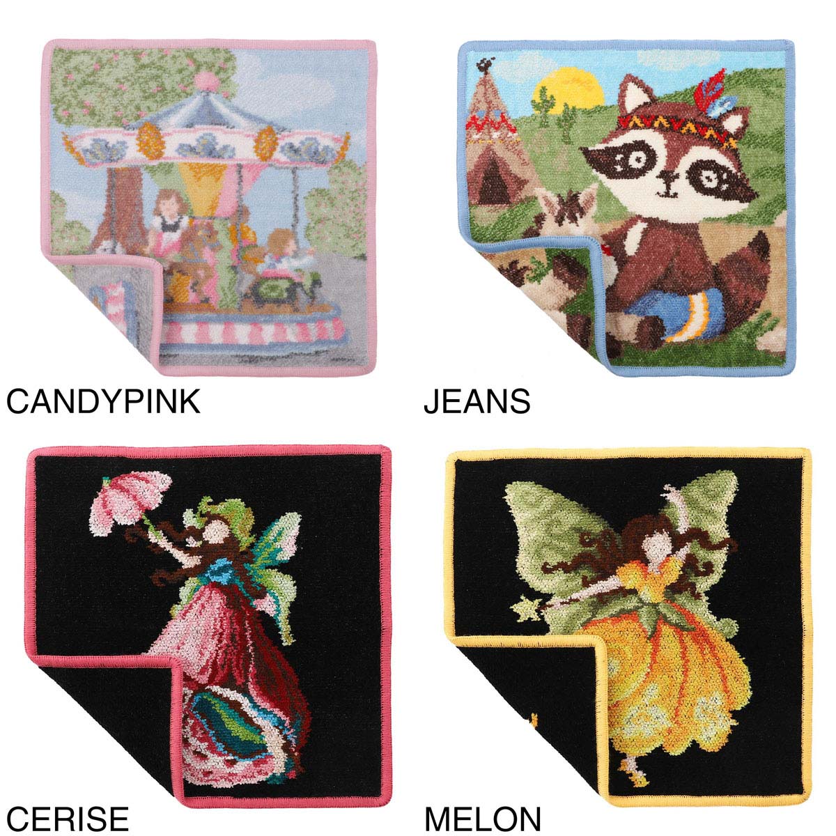 『ネコポス対応(6点まで)』FEILER フェイラー ハンカチ/ミニタオル/25cm×25cm レディース