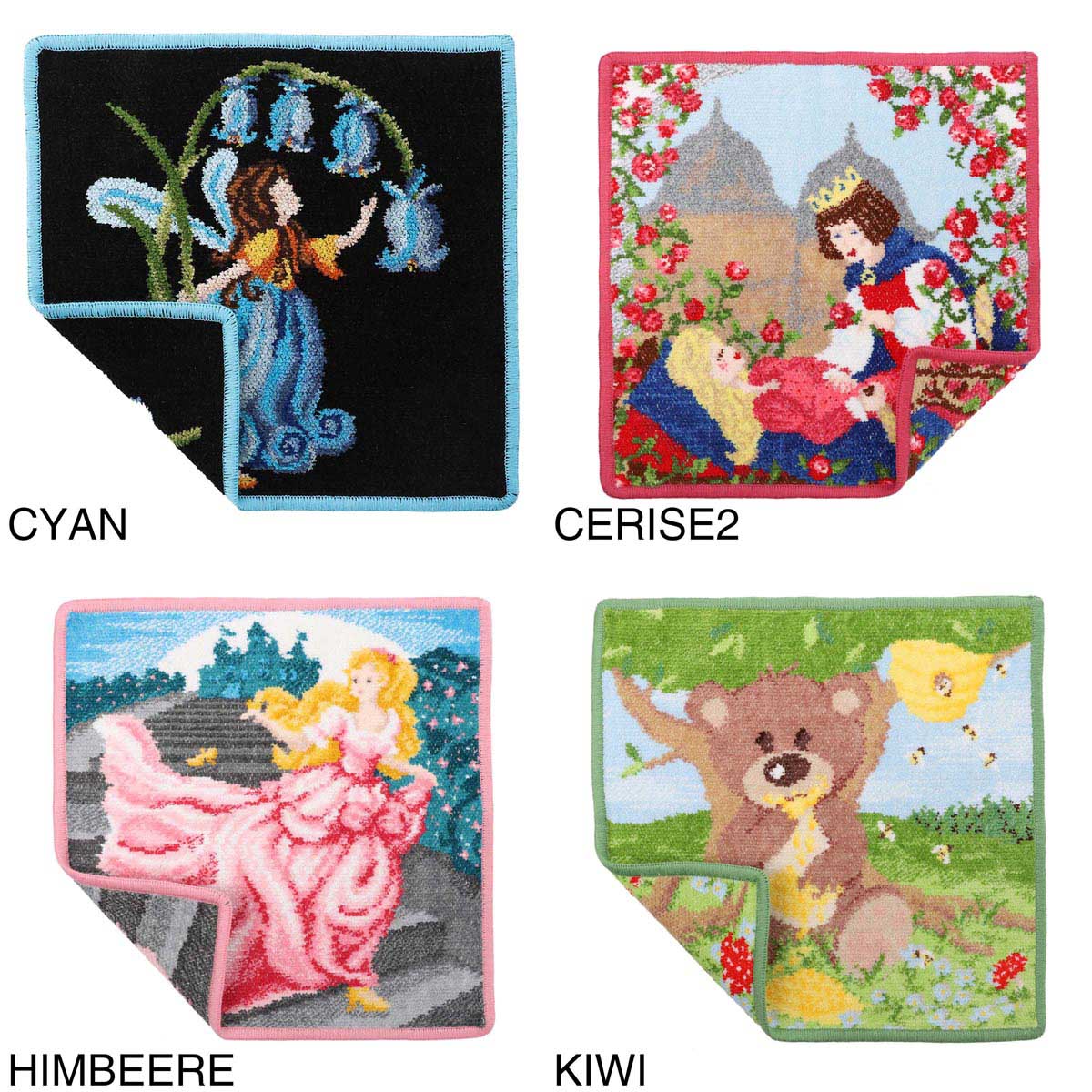 『ネコポス対応(6点まで)』FEILER フェイラー ハンカチ/ミニタオル/25cm×25cm レディース