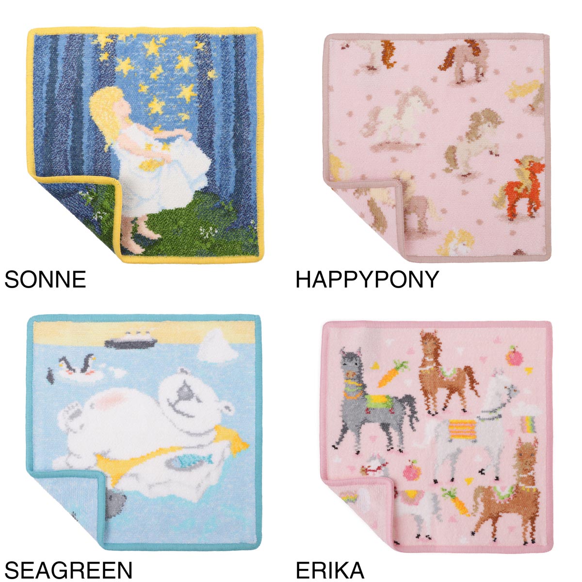 『ネコポス対応(6点まで)』FEILER フェイラー ハンカチ/ミニタオル/25cm×25cm レディース