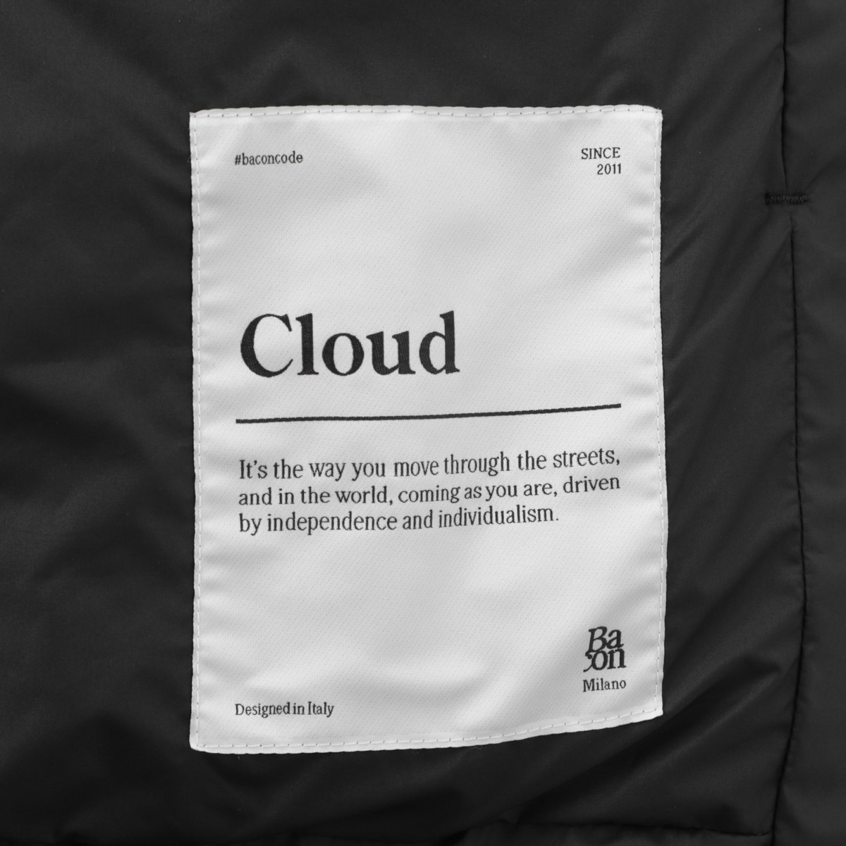 【アウトレット】【ラスト1点】BACON ベーコン ダウンジャケット/W CLOUD 78 CBA レディース