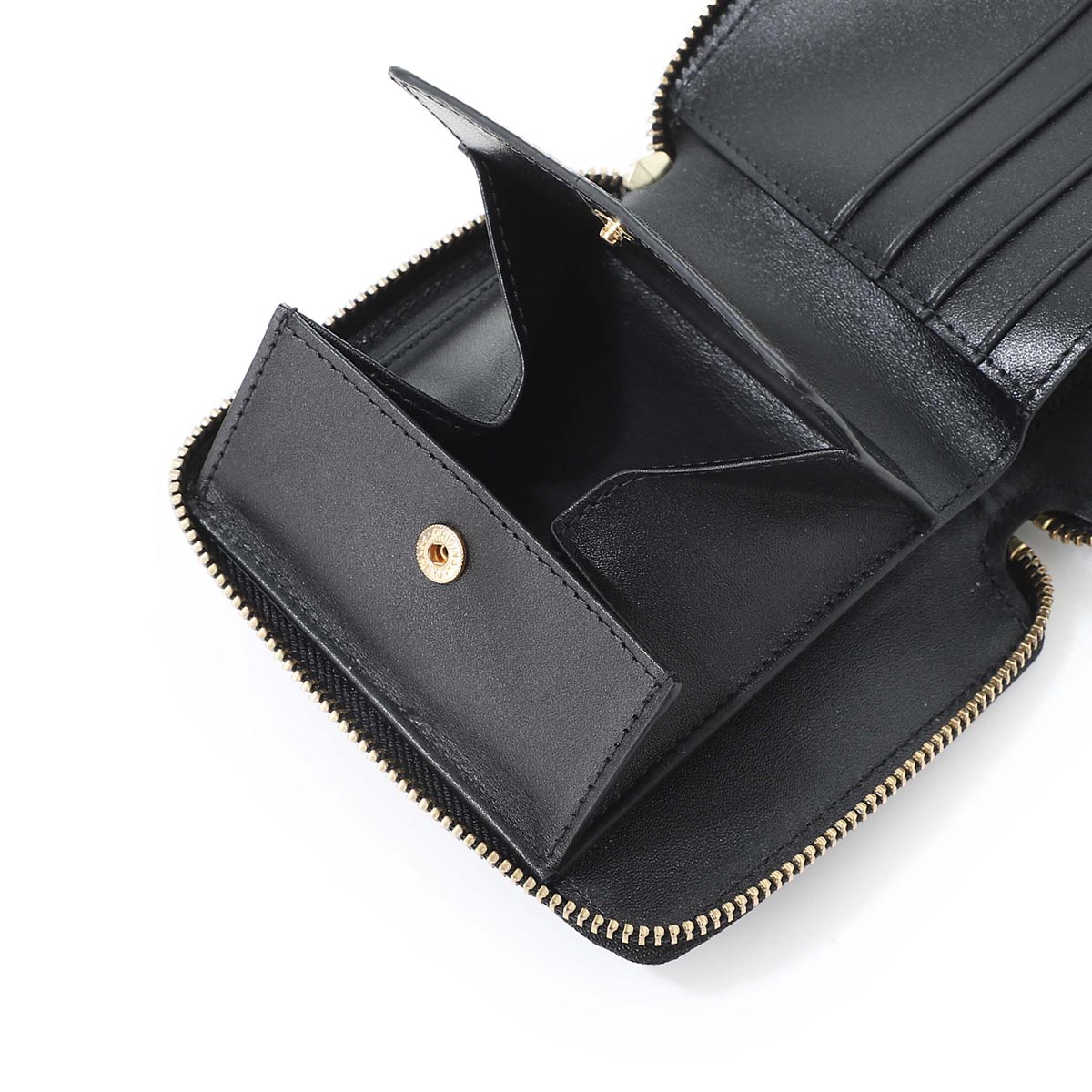 COMME des GARCONS コム デ ギャルソン 2つ折り財布 小銭入れ付き/CLASSIC LEATHER WALLET