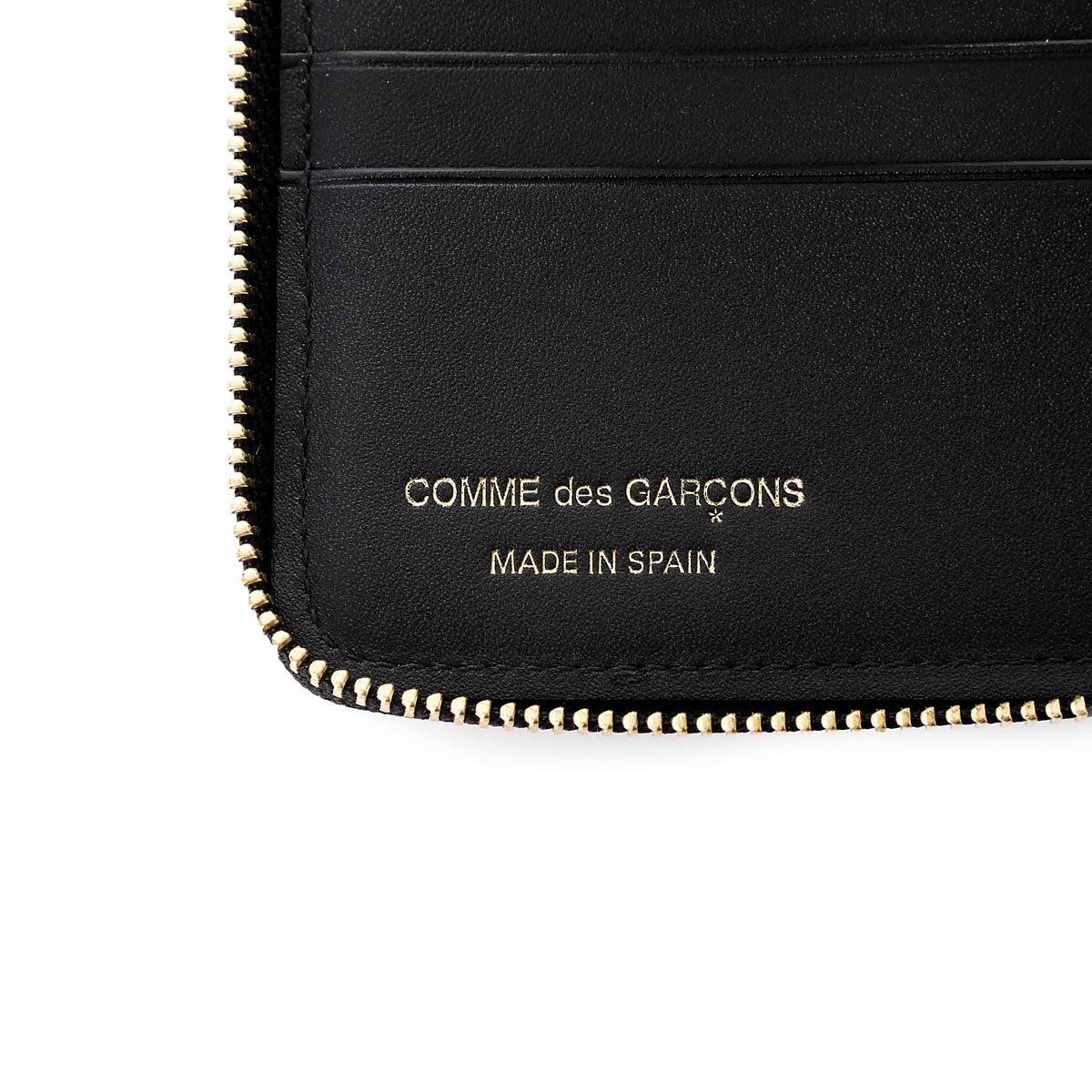 COMME des GARCONS コム デ ギャルソン 2つ折り財布 小銭入れ付き/CLASSIC LEATHER WALLET