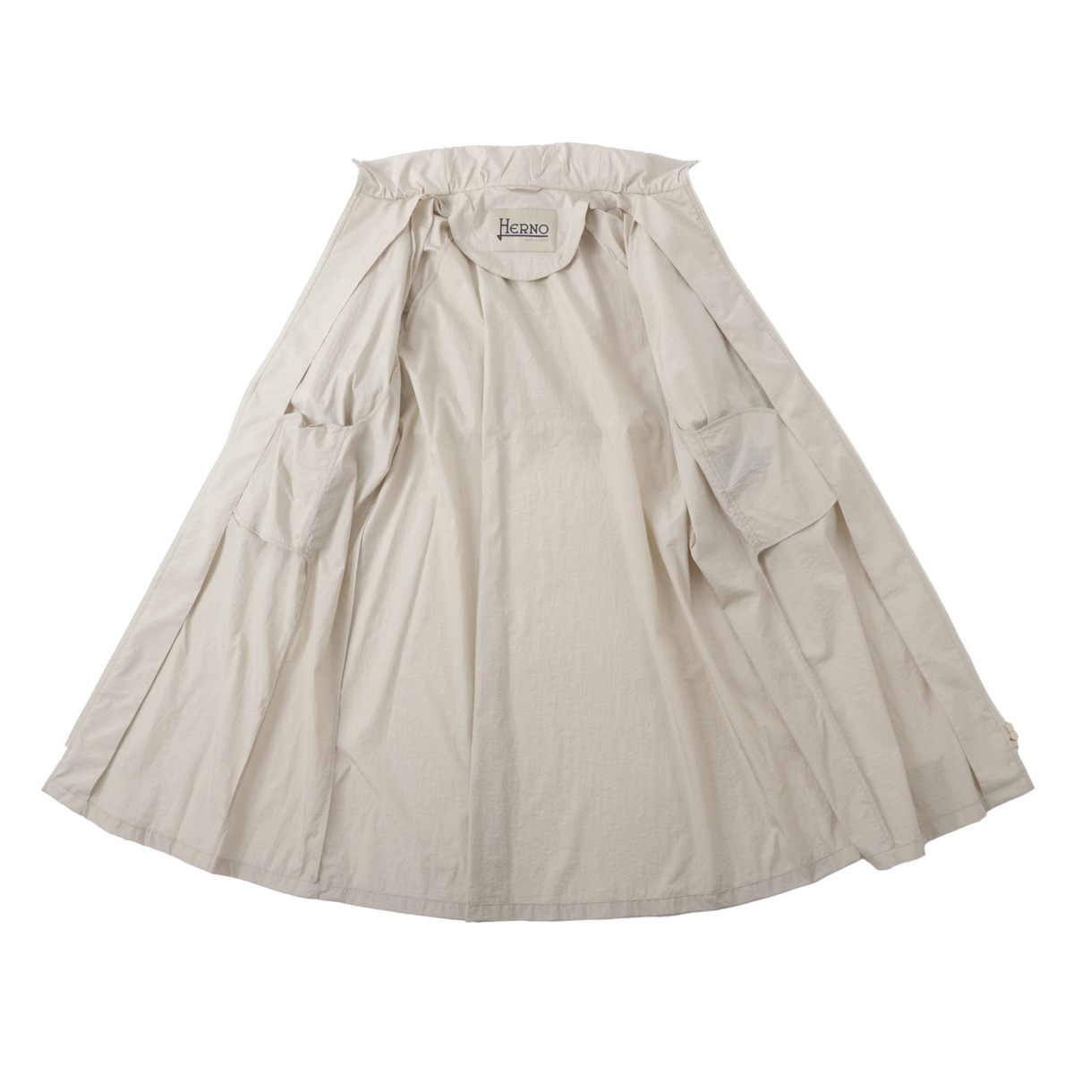 HERNO ヘルノ ロングコート/SHINY TECH CRINKLE【大きいサイズあり】 レディース