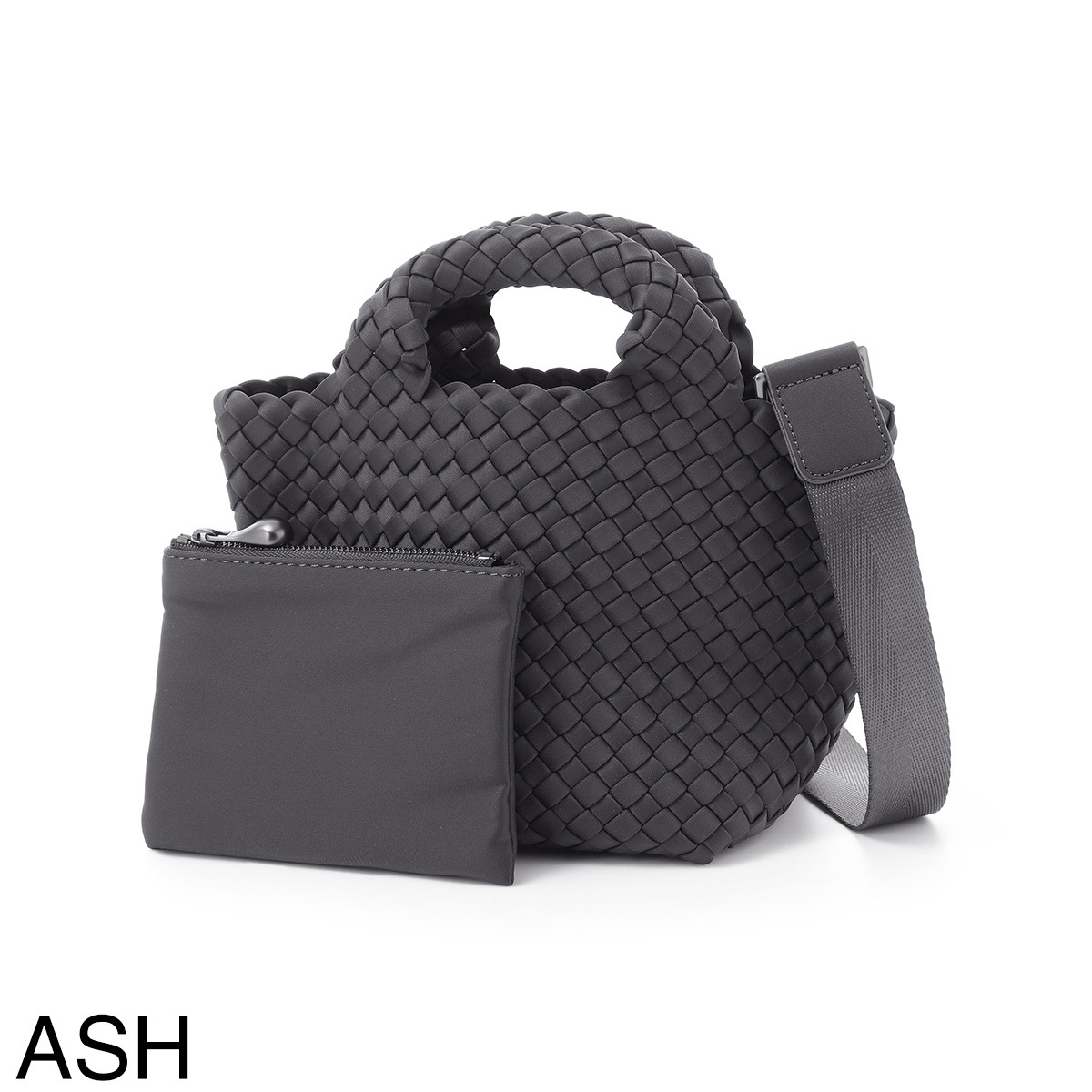 NAGHEDI ナゲディ トートバッグ 2WAY/クロスボディバッグ/St. Barths Petit Tote セント バルト プチトート 小さめ メッシュ ネオプレン 軽量 編み込み レディース