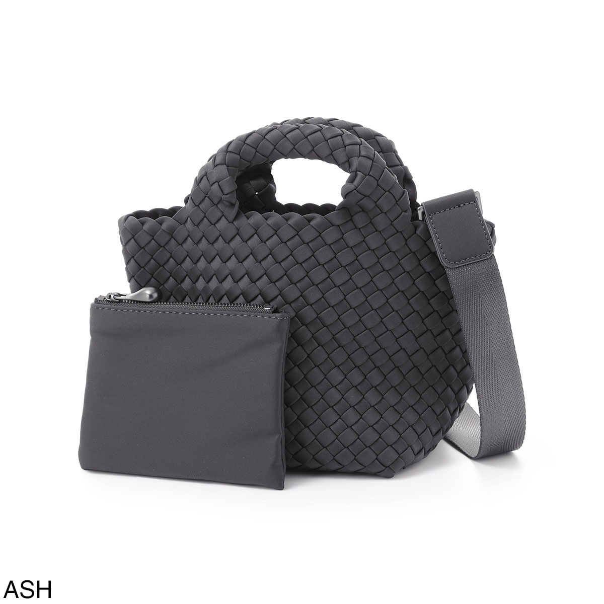 NAGHEDI ナゲディ トートバッグ 2WAY/クロスボディバッグ/St. Barths Petit Tote セント バルト プチトート 小さめ メッシュ ネオプレン 軽量 編み込み レディース