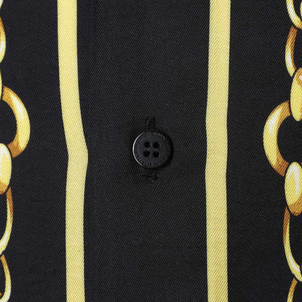 VERSACE JEANS COUTURE ヴェルサーチェ 長袖レギュラーカラーシャツ/総