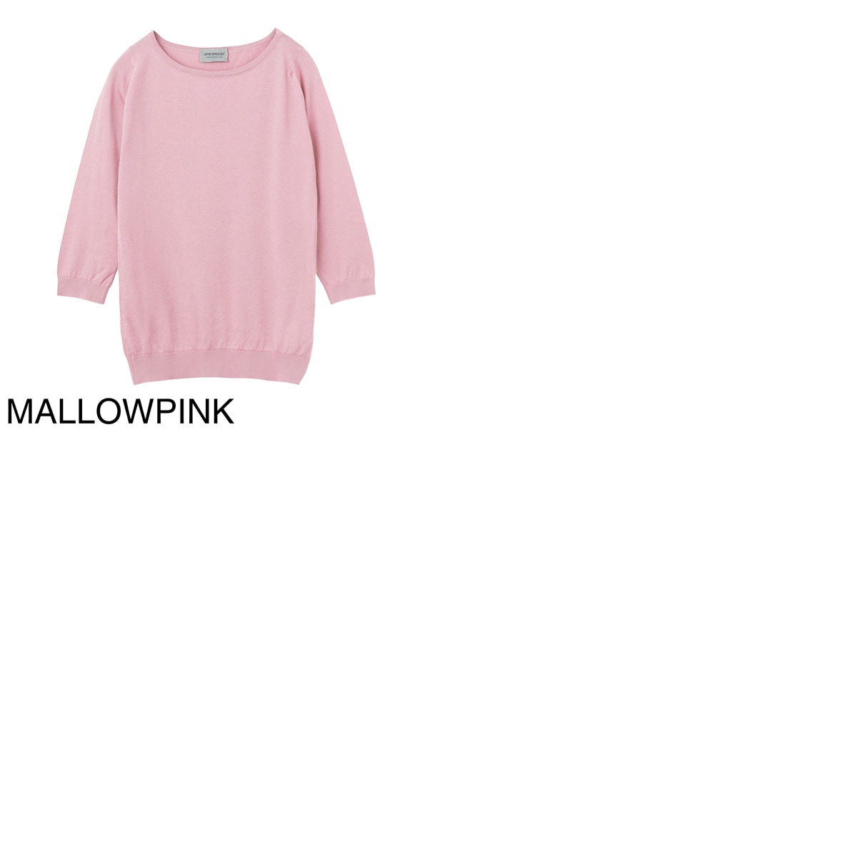 【アウトレット】JOHN SMEDLEY ジョンスメドレー ボートネック 7分袖ニット/CASSANDRA シーアイランドコットン 30ゲージ SLIM FIT レディース