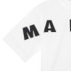 【アウトレット】【ラスト1点】MARNI マルニ クルーネックTシャツ/KIDS キッズ ガールズ/ロゴ刺繍 Ｔシャツ レディース