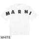 【アウトレット】【ラスト1点】MARNI マルニ クルーネックTシャツ/KIDS キッズ ガールズ/ロゴ刺繍 Ｔシャツ レディース