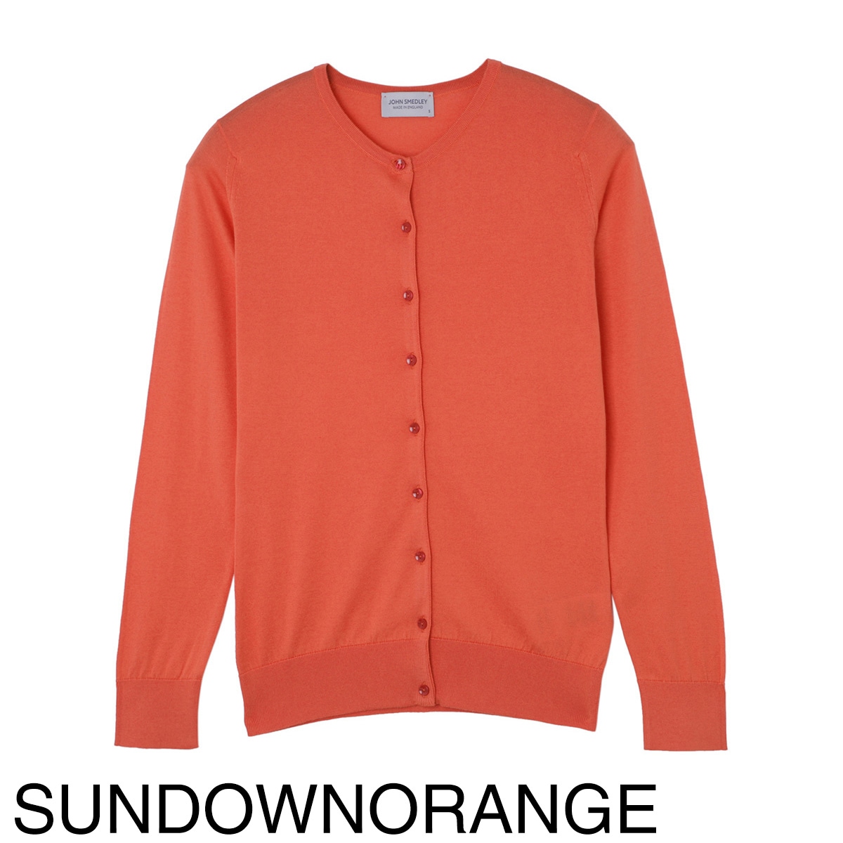 JOHN SMEDLEY ジョンスメドレー クルーネックカーディガン