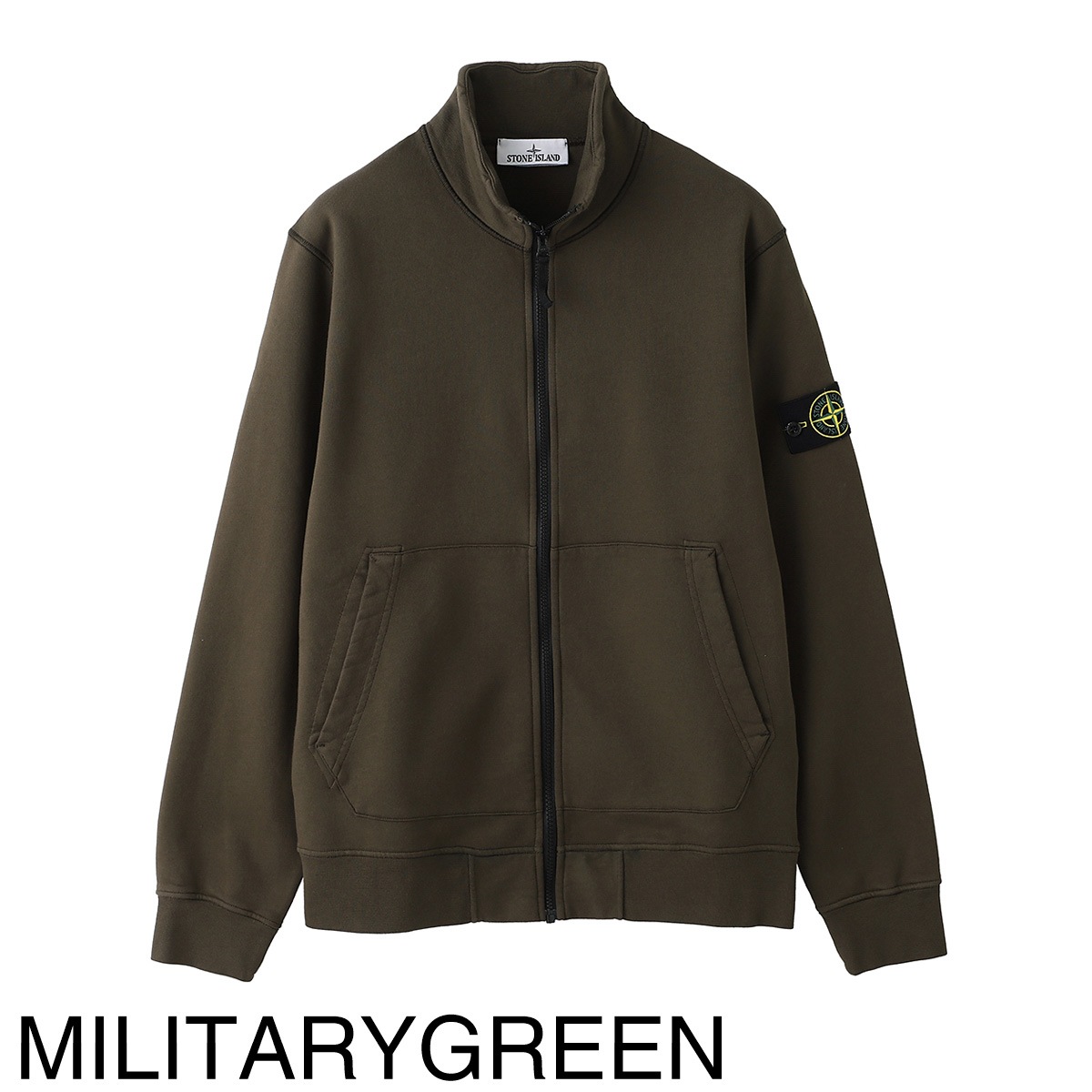 【関税・送料込】STONE  6100643 スウェット フリース STONE ISLAND ストーンアイランド ジップアップ スウェット