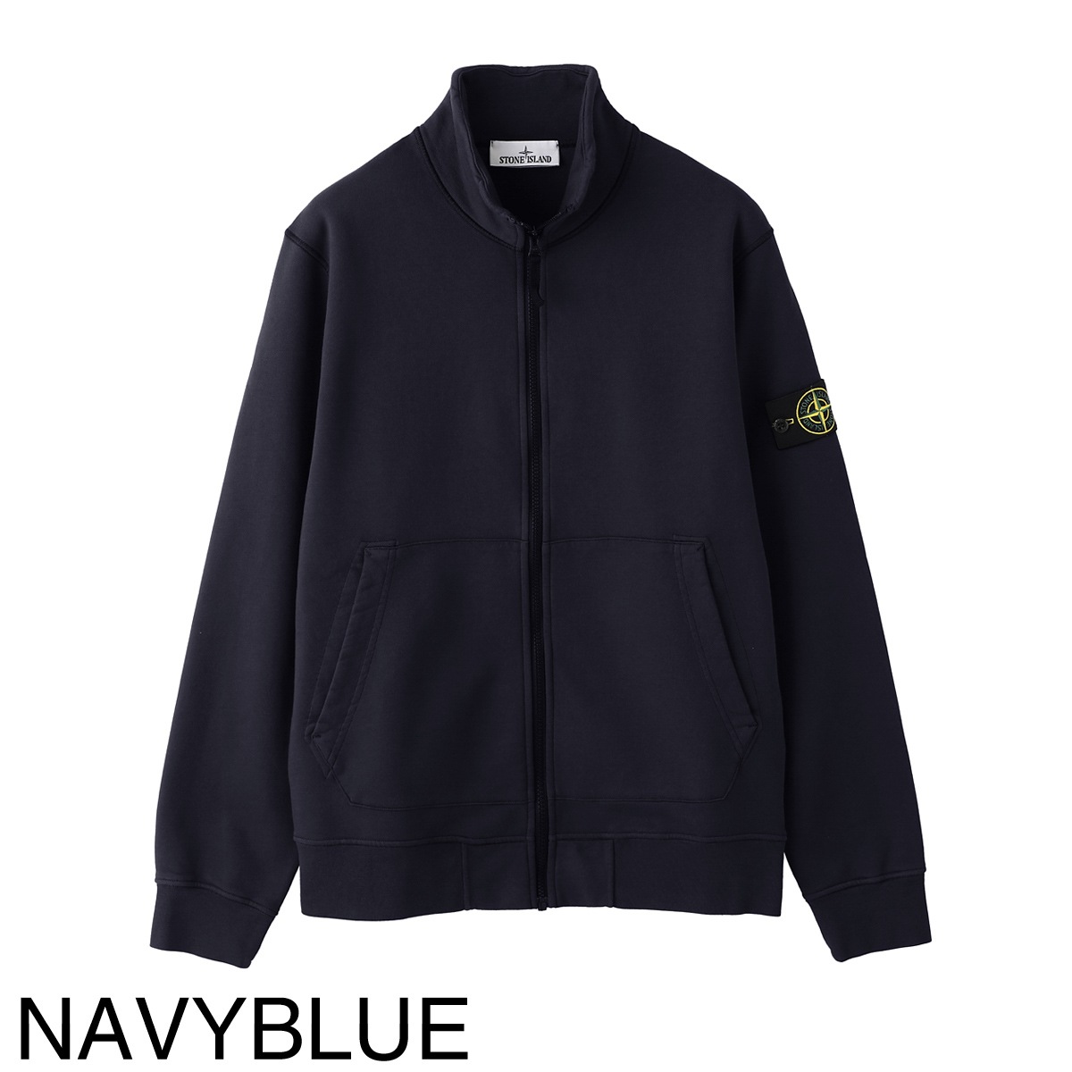 STONE  スウェットジップジャケット 22AW ダークネイビー CORNER PRINTING | United Athle ユナイテッドアスレ マイクロリップス