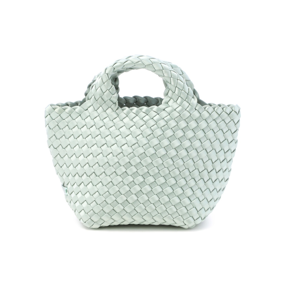 NAGHEDI ナゲディ トートバッグ/ハンドバッグ/St. Barths Petit Tote Satin セント バルト プチトート 小さめ メッシュ ネオプレン 軽量 編み込み レディース