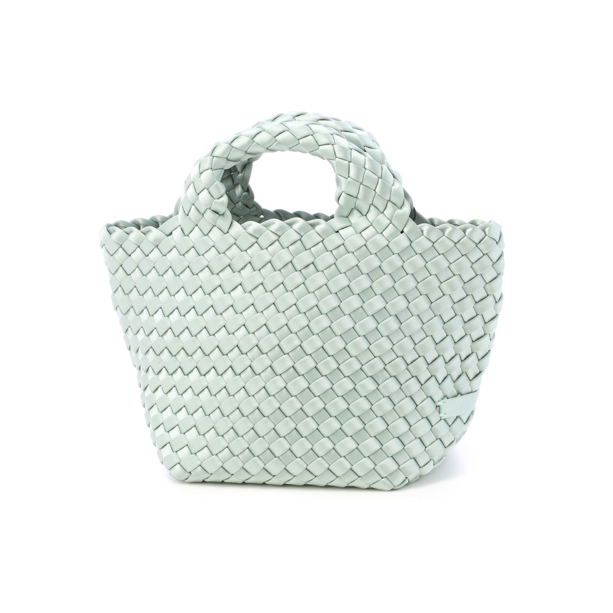 NAGHEDI ナゲディ トートバッグ/ハンドバッグ/St. Barths Petit Tote Satin セント バルト プチトート 小さめ メッシュ ネオプレン 軽量 編み込み レディース