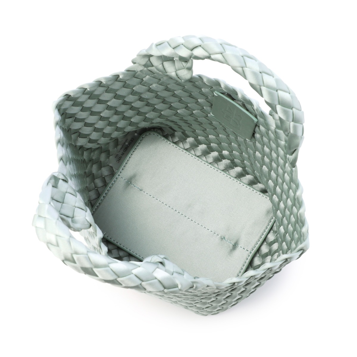 NAGHEDI ナゲディ トートバッグ/ハンドバッグ/St. Barths Petit Tote Satin セント バルト プチトート 小さめ メッシュ ネオプレン 軽量 編み込み レディース