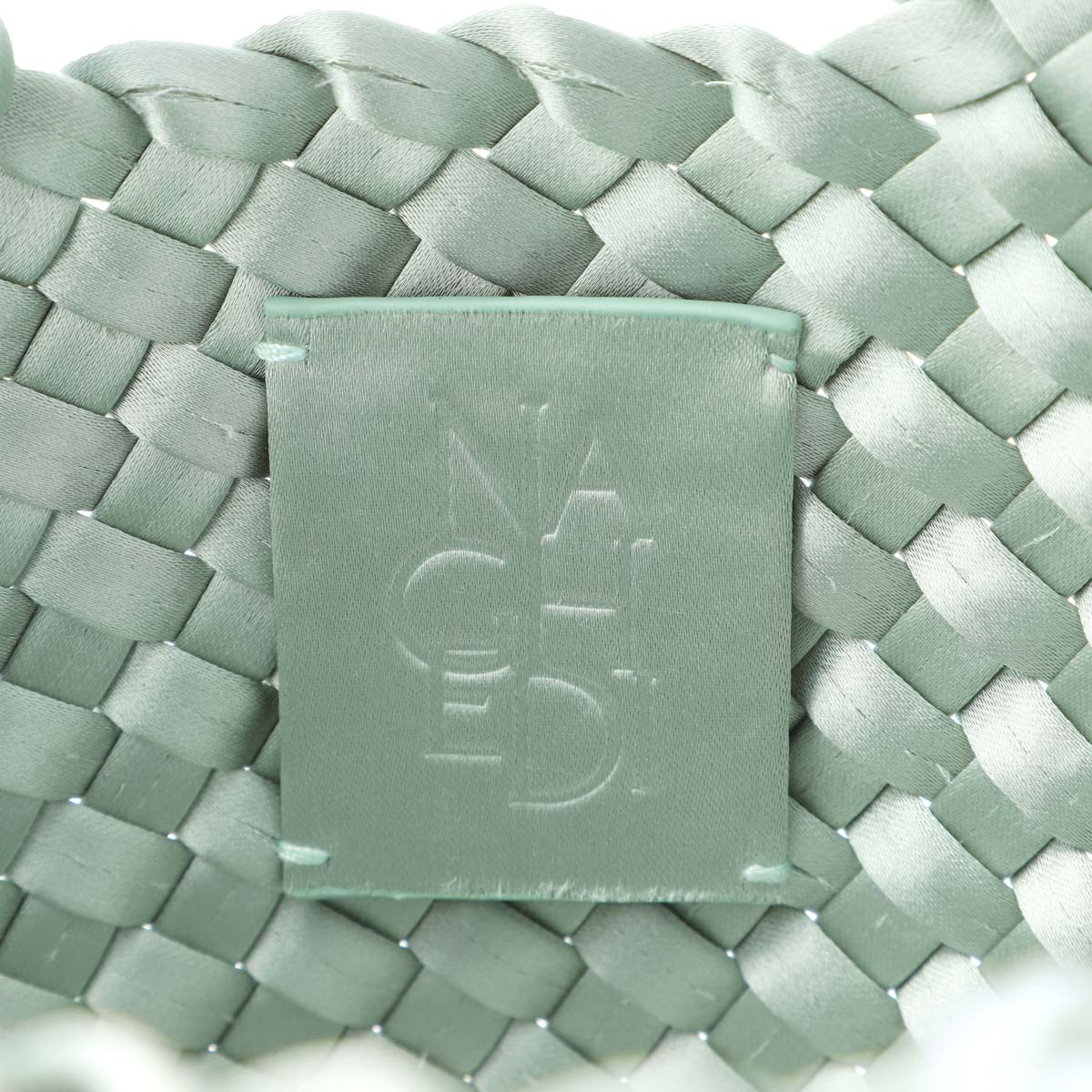 NAGHEDI ナゲディ トートバッグ/ハンドバッグ/St. Barths Petit Tote Satin セント バルト プチトート 小さめ メッシュ ネオプレン 軽量 編み込み レディース