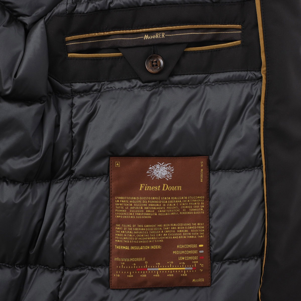 MOORER ムーレー ダウンブルゾン/フーデッドブルゾン/ACQUA ALBINI-STP アルビニ【大きいサイズあり】 メンズ