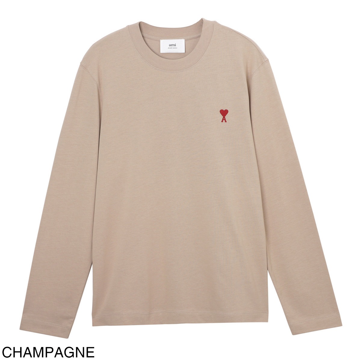 【アウトレット】【ラスト1点】AMI ALEXANDRE MATTIUSSI アミ クルーネック 長袖Tシャツ/LONG SLEEVES ADC TSHIRT