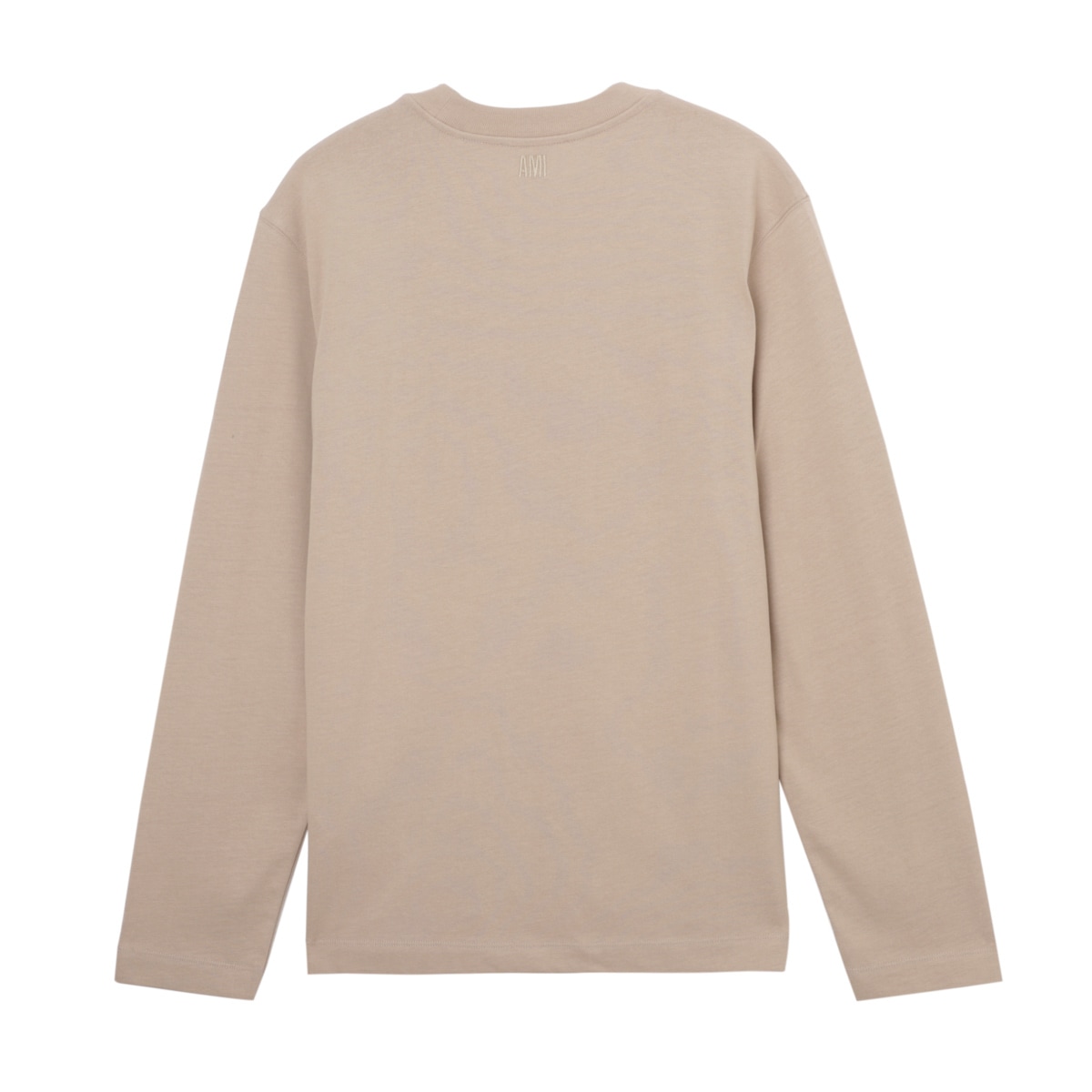 AMI ALEXANDRE MATTIUSSI クルーネック 長袖Tシャツ AMI PARIS (アミパリス) ワンポイント クルーネック 長袖 T