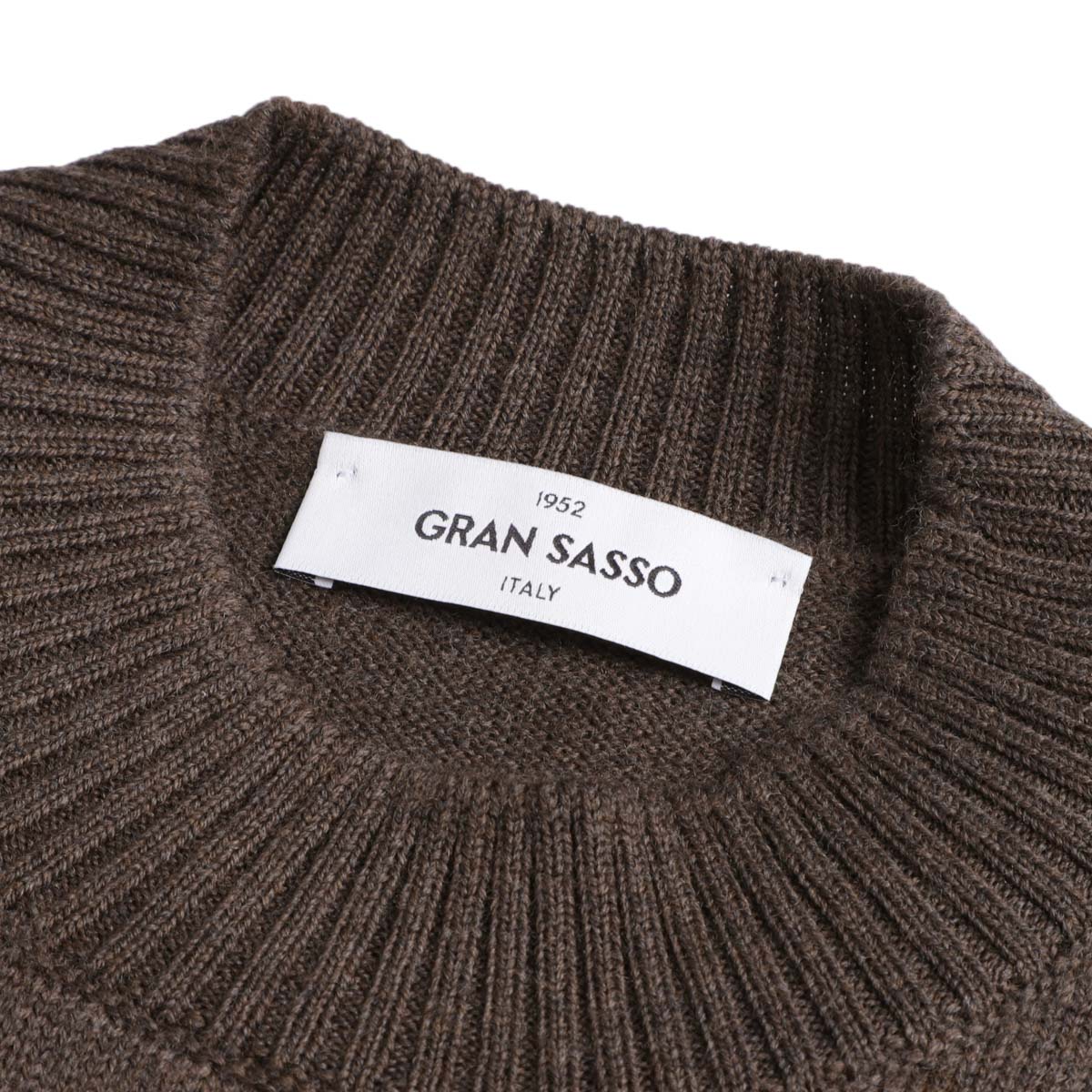 Gran Sasso グランサッソ モックネック ニット/LUPPETTO M/L【大きい