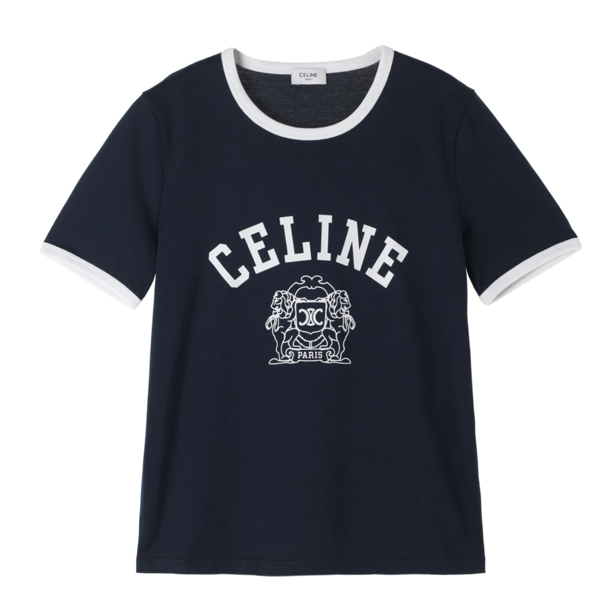 ★CELINE 70年代風の「セリーヌ・ブラソン」Tシャツ ★ アウトレット】【ラスト1点】CELINE セリーヌ クルーネック T
