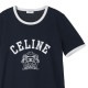 【アウトレット】【ラスト1点】CELINE セリーヌ クルーネック Tシャツ/T-SHIRT 70'S BLASON CELINE レディース