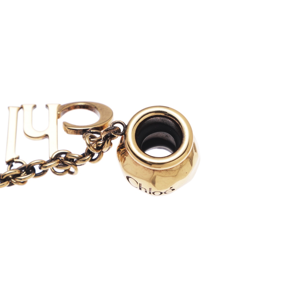 【アウトレット】【ラスト1点】【訳あり】 Chloe クロエ バッグチャーム/ブレスレットチャーム/SPHERE CHLOE LETTERS DICE BRACELET CHARM【返品交換不可】 レディース