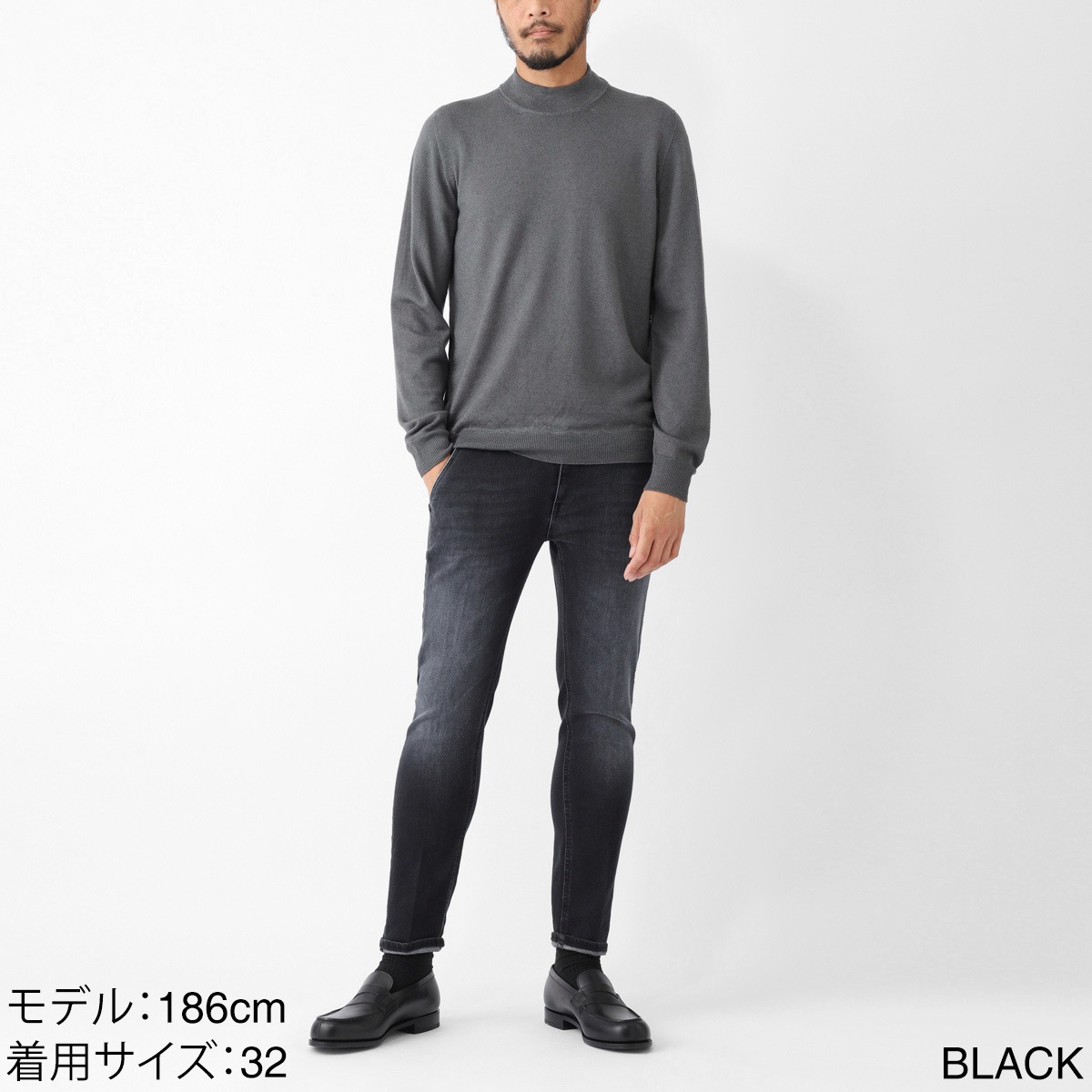PT TORINO DENIM ピーティートリノデニム ジップフライジーンズ/INDIE TAPERED FIT メンズ