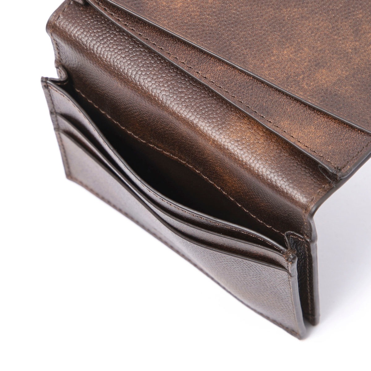JOHN LOBB ジョンロブ　カードケース　ブラウン レザー JOHN LOBB ジョンロブカードケースブラウン レザー