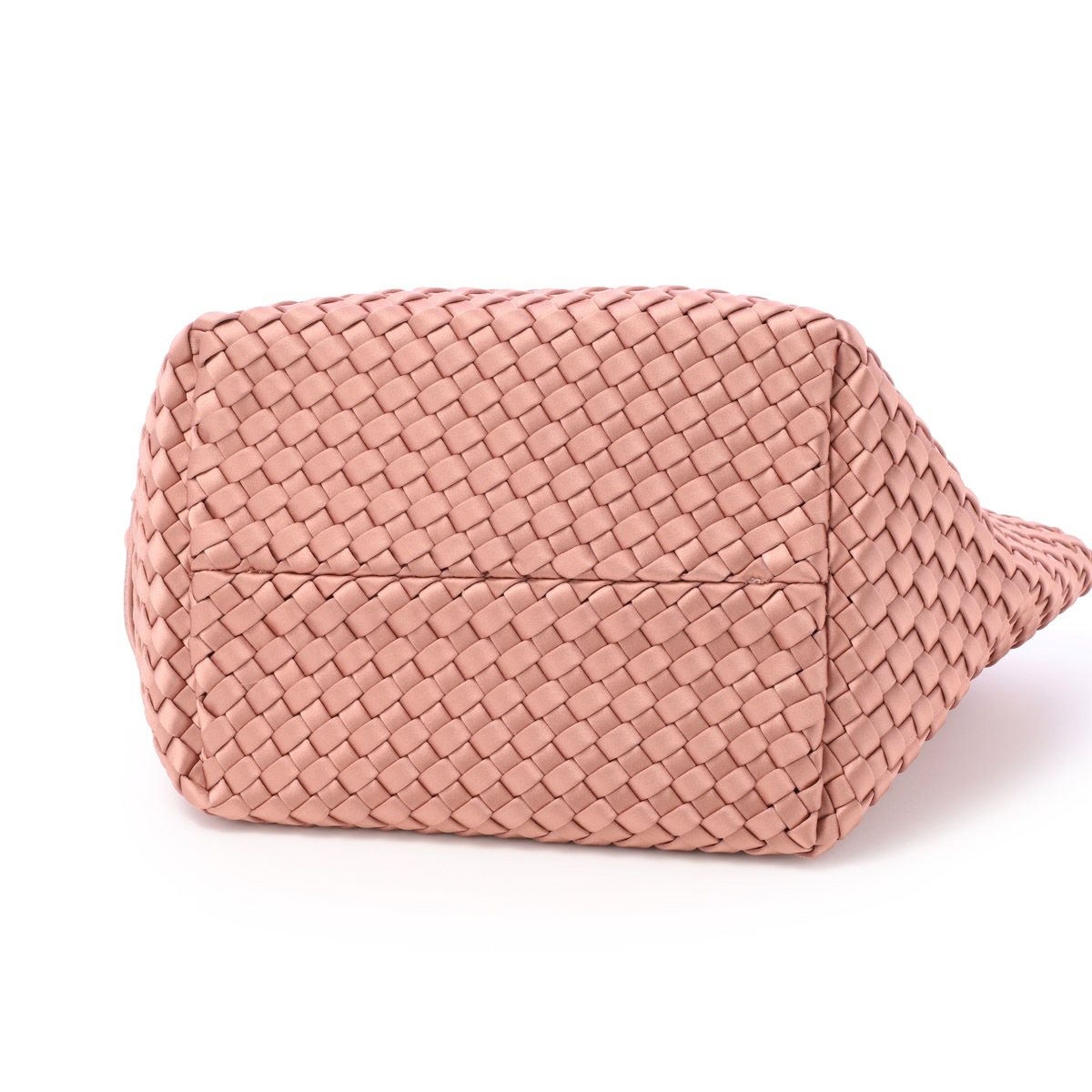 NAGHEDI ナゲディ トートバッグ/ハンドバッグ/St. Barths Small Tote Satin セント バース スモール トート ポーチ付き Sサイズ メッシュ ネオプレン 軽量 編み込み レディース