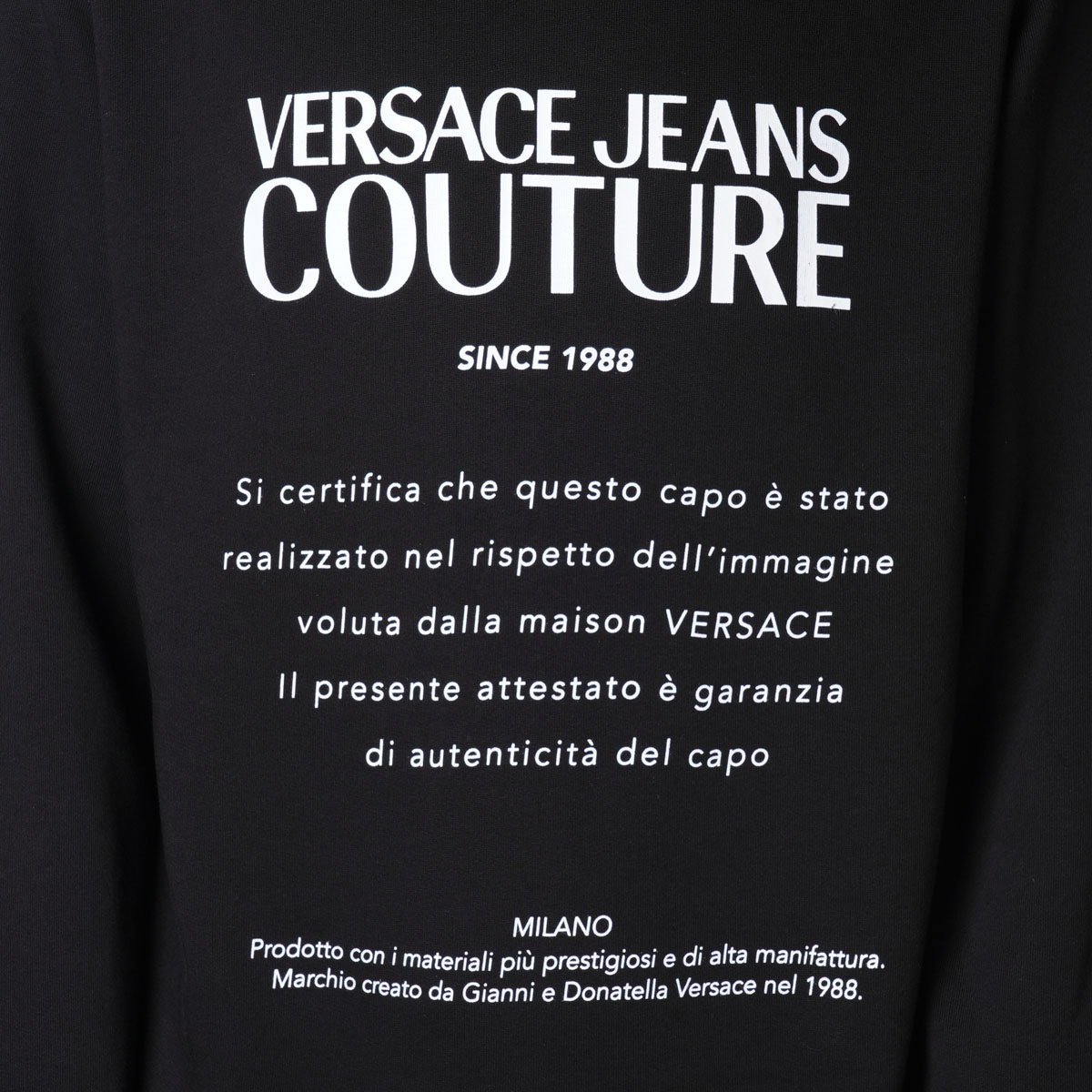 アウトレット】VERSACE JEANS COUTURE ヴェルサーチェ パーカ メンズ 