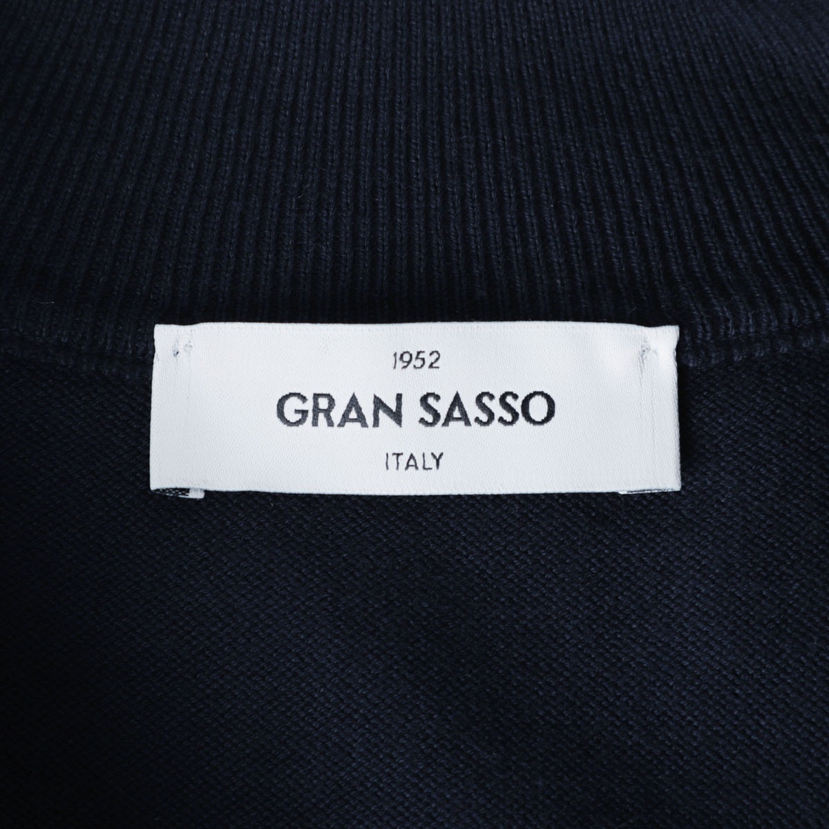Gran Sasso グランサッソ ハーフジップニット【大きいサイズあり】 メンズ