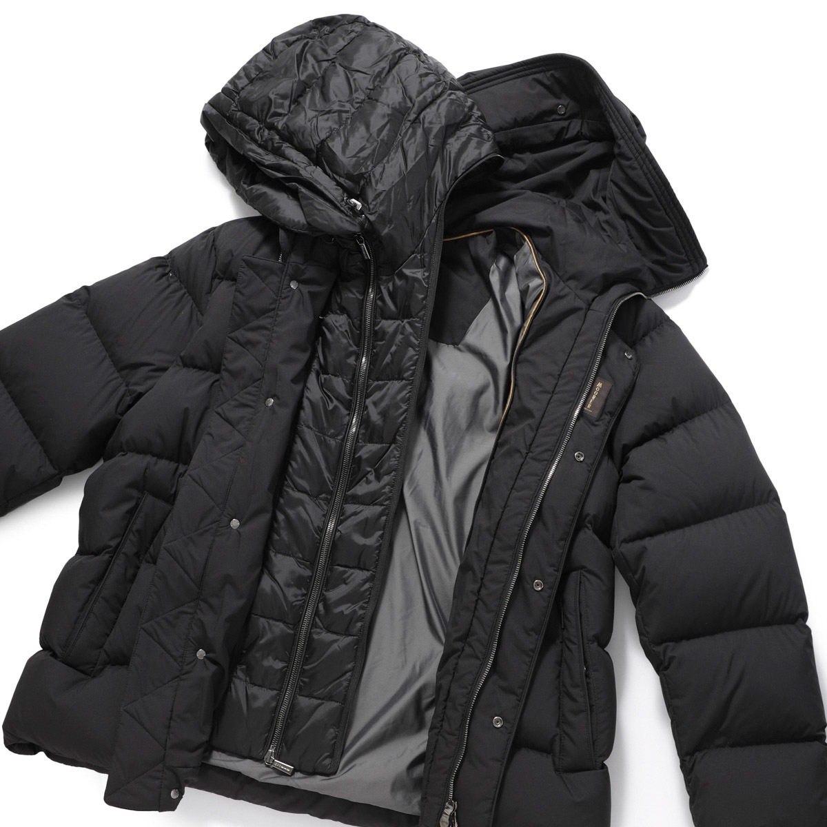 MOORER ムーレー ライナー付き ダウンジャケット/ACQUA ERENIO