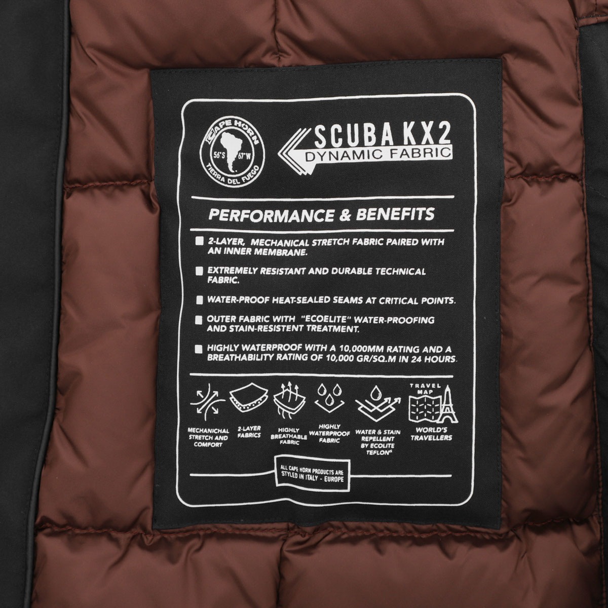 【アウトレット】【ラスト1点】CAPE HORN ケープホーン ダウンジャケット/RUTA MURMASKY【大きいサイズあり】 レディース