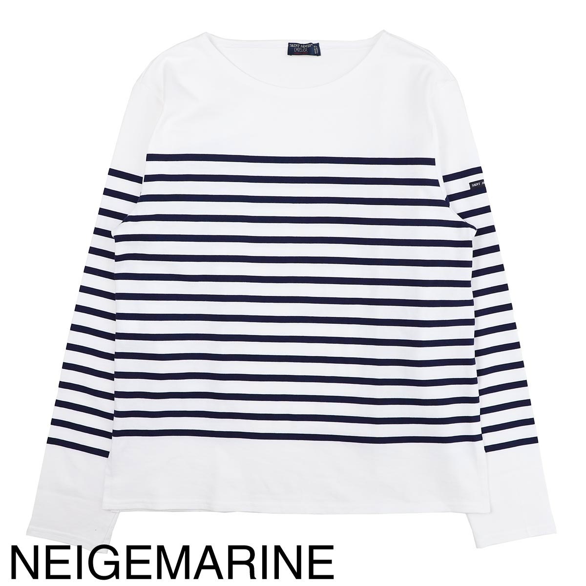 SAINT JAMES セントジェームス ボートネック 長袖Tシャツ/NAVAL