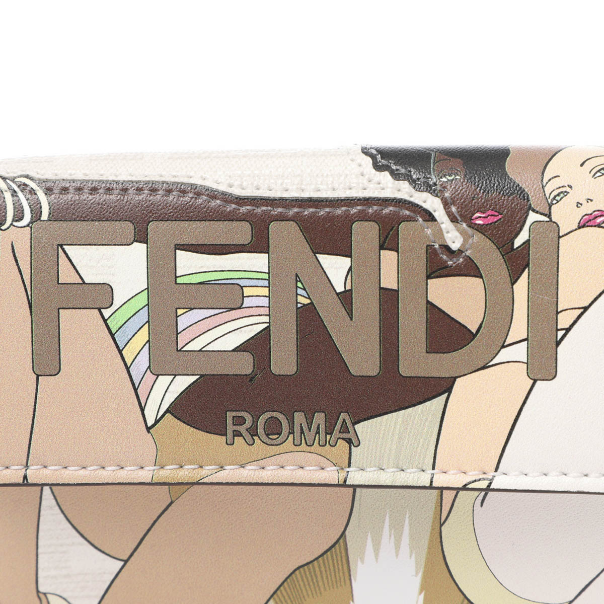 FENDI フェンディ 3つ折り財布 小銭入れ付き/コンパクトウォレット
